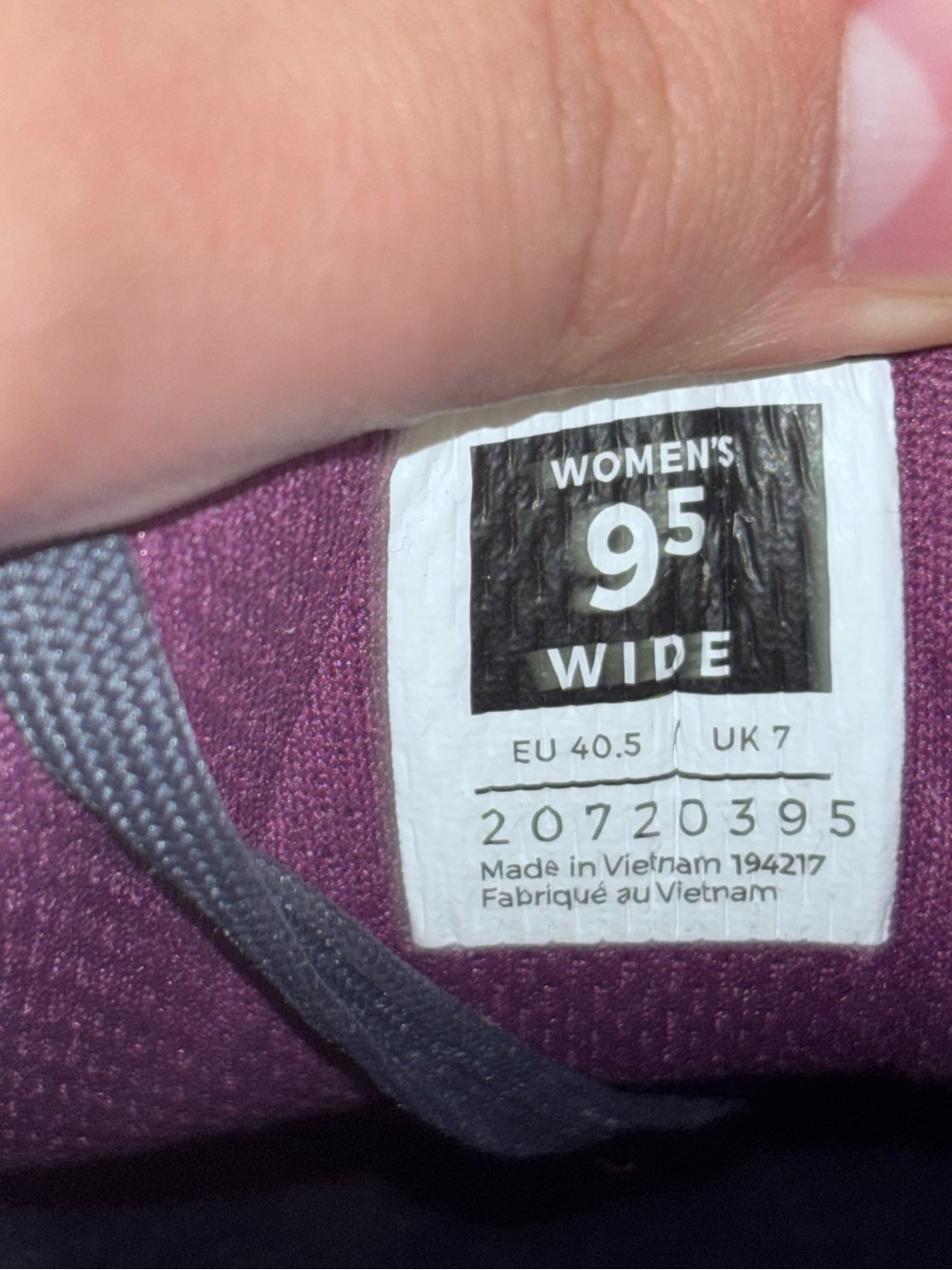 Kuru Quantum 2.0 Womens Size 9.5 Wide Grape Athletic Running Shoes Sneakers New - Picture 7 of 7